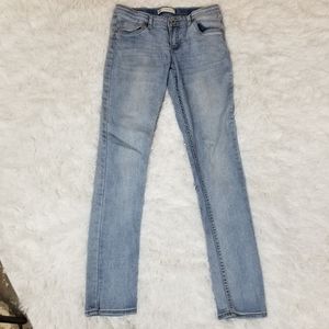 Levi's 711 Skinny 16 Reg fade wash blue jeans